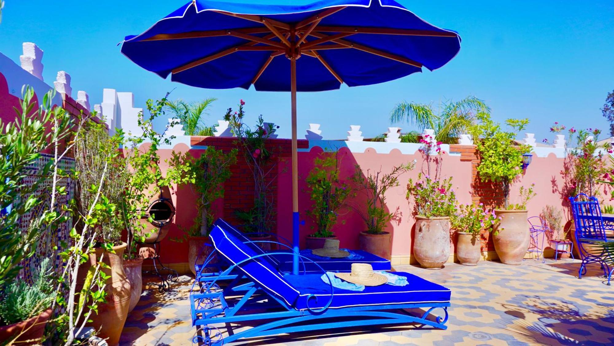 Riad Bleu Du Sud Marrakesh Exterior foto
