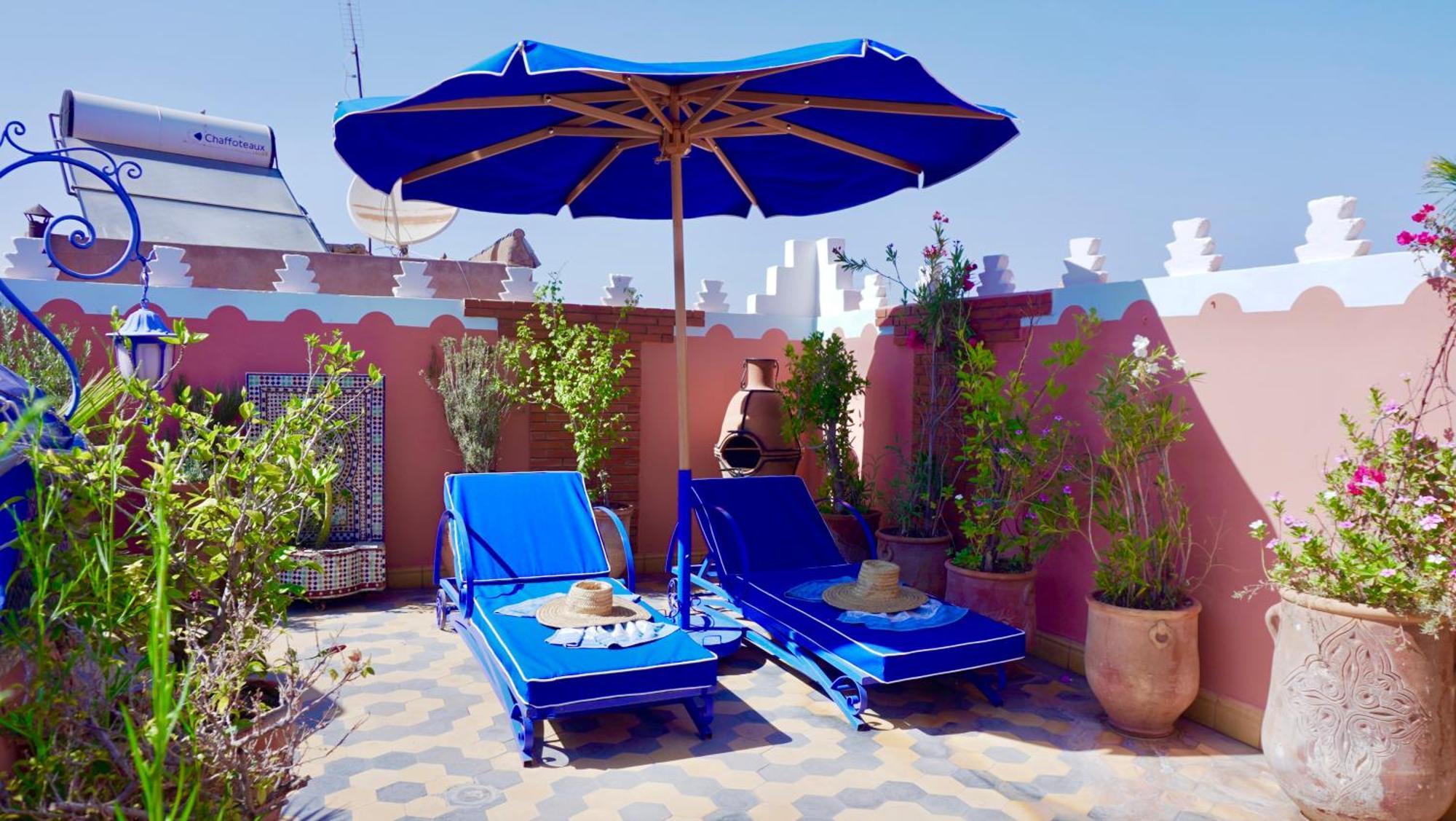Riad Bleu Du Sud Hotel Marrakesh Exterior foto